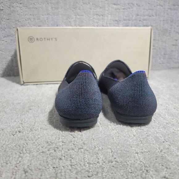 Rothy’s The Loafer Navy Heather Shoes Women's Size US 7, 7.5, 8, 10, 10.5, 11 - Picture 3 of 7